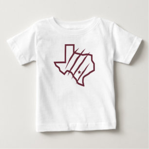 T-shirt Pour Bébé Université Texas A&M de San Antonio Logo d'état