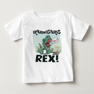 T-shirt Pour Bébé URNameOSURUS Rex par Mudge Studios