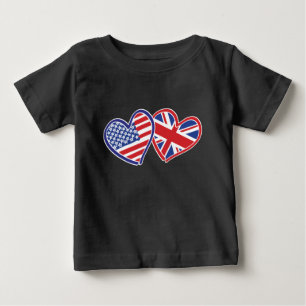 T-shirt Pour Bébé USA—Royaume-Uni