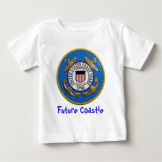 T-shirt Pour Bébé uscg, futur Coastie