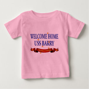 T-shirt Pour Bébé USS à la maison bienvenu Barry