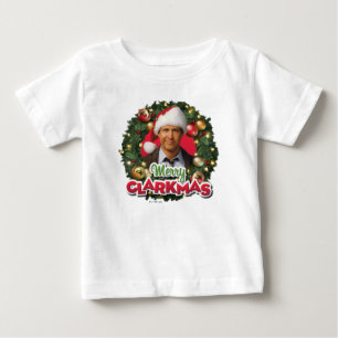 T-shirt Pour Bébé Vacances de Noël Merry Clarkmas