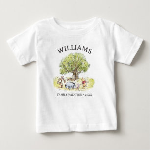 T-shirt Pour Bébé Vacances en famille Winnie the Pooh & Pals