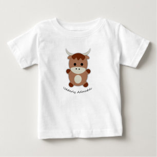 T-shirt Pour Bébé Vache absolument adorable