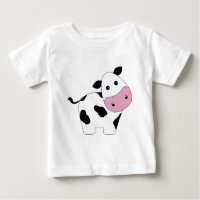 Vache blanche mignonne
