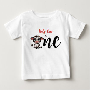 T-shirt Pour Bébé vache sainte je suis une