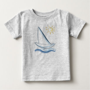 T-shirt Pour Bébé Vagues