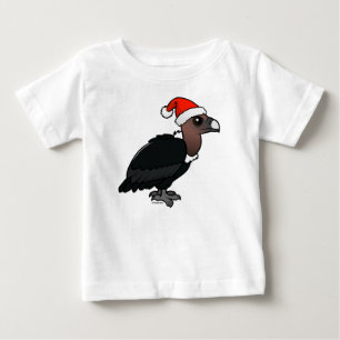 T-shirt Pour Bébé Vautour blanc Père Noël