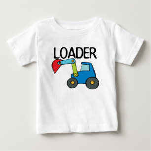 T-shirt Pour Bébé Véhicule de construction de chargeur