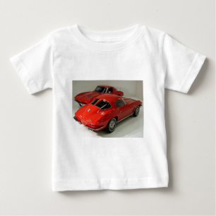 T-shirt Pour Bébé Véhicules classiques de fenêtre fractionnée