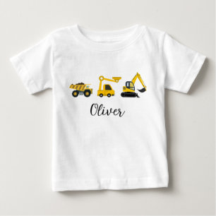 T-shirt Pour Bébé Véhicules de Construction – Camion à benne