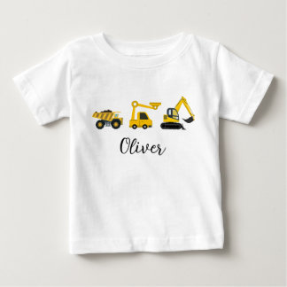 T-shirt Pour Bébé Véhicules de Construction – Camion à benne