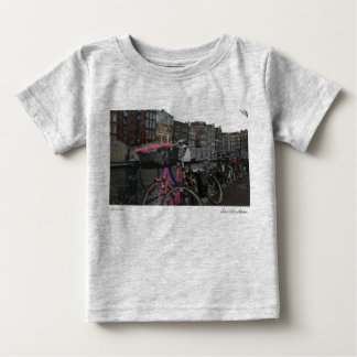 T-shirt Pour Bébé Vélo d'Amsterdam