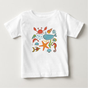 T-shirt Pour Bébé Venez Sur La Côte De La Mer ! Bodysuit bébé