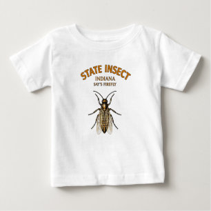 T-shirt Pour Bébé Ver de feu de l'Indiana