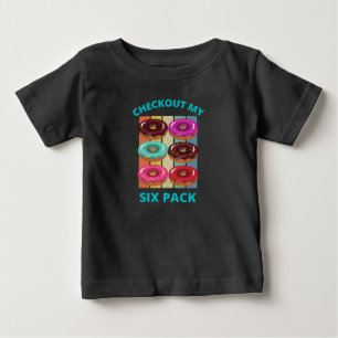 T-SHIRT POUR BÉBÉ VÉRIFIEZ MES SIX DONUTS PACK