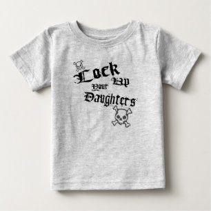 T-shirt Pour Bébé Verrouiller Vos Filles Bébé