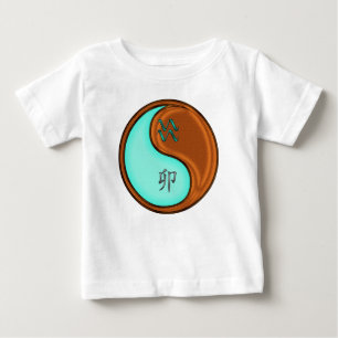 T-shirt Pour Bébé Verseau & Lapin de Bois