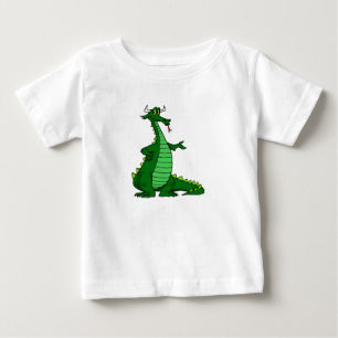 T-shirt Pour Bébé Vert idiot de dragon