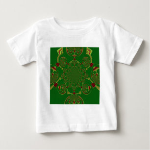 T-shirt Pour Bébé Vert vintage