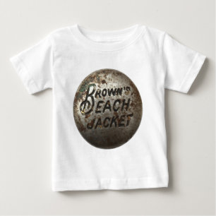 T-shirt Pour Bébé Veste de la plage de Brown