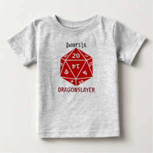 T-shirt Pour Bébé Vêtement Geek Red Die