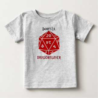 T-shirt Pour Bébé Vêtement Geek Red Die