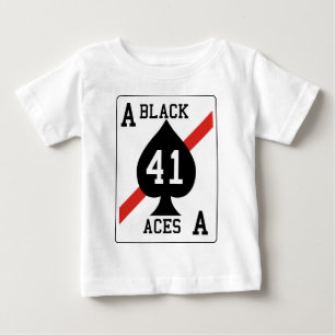 T-shirt Pour Bébé VFA - 41e Escadron de chasseurs Black Aces