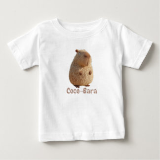 T-shirt Pour Bébé Vibes Coco-Bara. Coeur Capybara : Couture de coco