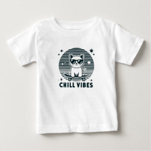 T-shirt Pour Bébé Vibes de frisson Baby Cool Graphic Jersey Tee