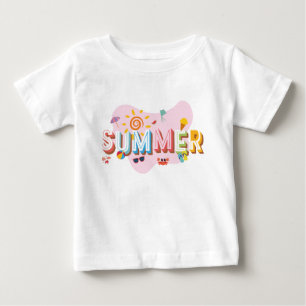 T-shirt Pour Bébé Vibes d'été
