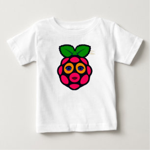 T-shirt Pour Bébé 🍓 Vibrant framboise Cadeau de bébé fruit mignon ✨