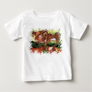 T-shirt Pour Bébé Vincent Van Gogh - Vaches (D'après Jordaens) Beaux