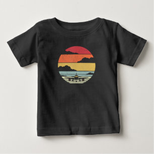 T-shirt Pour Bébé Vintage avion Style Pilot Lovers Costume Cadeau