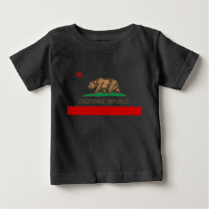 T-shirt Pour Bébé Vintage California Republic State Flag