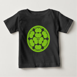T-shirt Pour Bébé Vintage Green Chosokabe Japon Mon Oriental Art