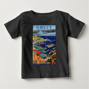 T-shirt Pour Bébé Vintage voyage Athènes Grèce