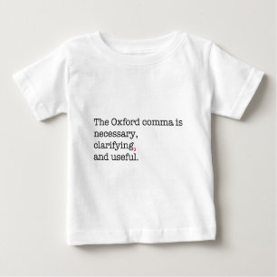 T-shirt Pour Bébé Virgule de Pro-Oxford
