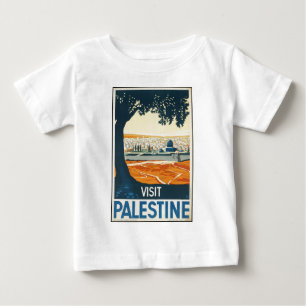 T-shirt Pour Bébé Visite Palestine