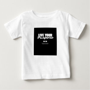 T-shirt Pour Bébé Vivez Votre Objectif de Manière Agréable