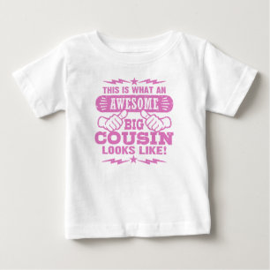 T-shirt Pour Bébé Voici À Quoi Ressemble Une Grande Cousine Épatante