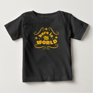 T-shirt Pour Bébé Voici le monde