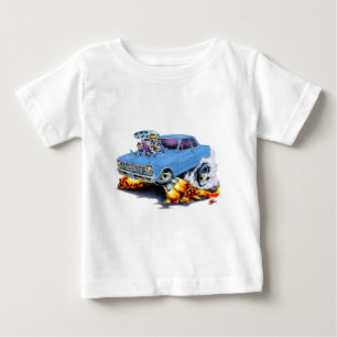 T-shirt Pour Bébé Voiture 1962-65 bleu-clair de nova
