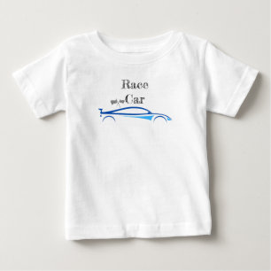 T-shirt Pour Bébé Voiture de course bébé été