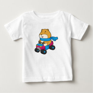 T-shirt Pour Bébé Voiture Hamster