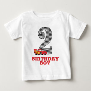 T-shirt Pour Bébé Voitures personnalisées - Lightning McQueen 2e ann