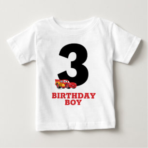 T-shirt Pour Bébé Voitures personnalisées - Lightning McQueen Annive