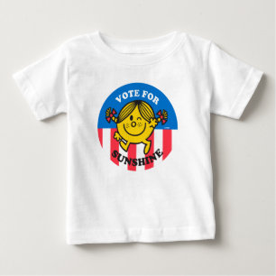 T-shirt Pour Bébé Vote Pour Sunshine