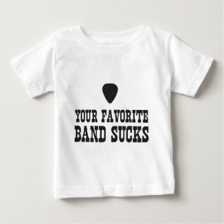 T-shirt Pour Bébé Votre bande préférée suce