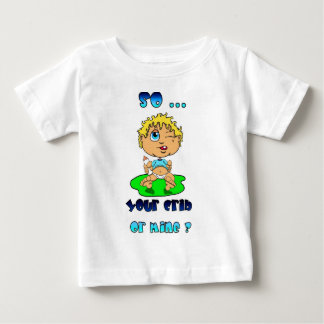 T-shirt Pour Bébé Votre huche. mine de .or